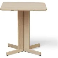 form & refine - quatrefoil table, 68 × 68 cm, chêne blanc