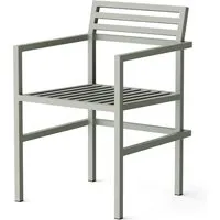 nine - 19 outdoors fauteuil de salle à manger, gris