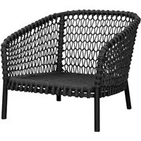cane-line - ocean fauteuil lounge outdoor, gris foncé