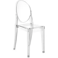 kartell - victoria ghost chaise, cristal