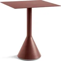 hay - palissade cone table de bistrot 65 x 65 cm, h 74 cm, iron red