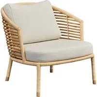 cane-line - sense fauteuil de détente indoor, naturel / blanc, cane-line natté