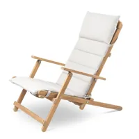 carl hansen - housse de siège pour chaise longue bm5568, beige (sunbrella heritage papyrus 18006)