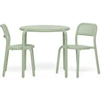 fatboy - toní table + chaise de bistrot, mist green (set de 3)