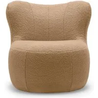freistil - 173 fauteuil (teddy edition), beige marron (6533)