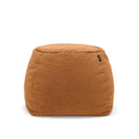 freistil - 173 pouf (teddy edition), ø 55 cm, brun orangé (6534)