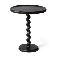 pols potten - twister table d'appoint, noir