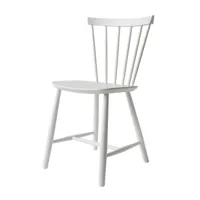 fdb møbler - j46 chaise, hêtre blanc