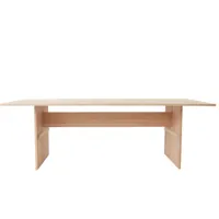 oyoy - kotai table, 220 x 100 cm, chêne blanc pigmenté