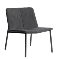 muubs - chamfer chaise lounge, noir / anthracite