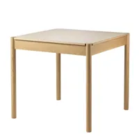 fdb møbler - c44 table de salle à manger, 80 x 80 cm, chêne laqué