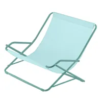 fiam - dondolina twin fauteuil de relaxation, sauge / aqua