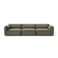 & tradition - develius mellow canapé d'angle, configuration d, warm grey (barnum 08)