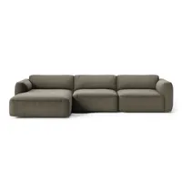 & tradition - develius mellow canapé d'angle, configuration e, warm grey (barnum 08)