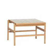 hübsch interior - tile table basse, chêne / menthe