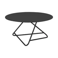 softline - tribeca table d'appoint, small, noir laqué