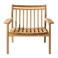 fdb møbler - m6 chaise longue de jardin, teck