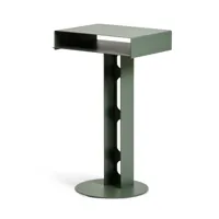 pedestal - sidekick table, vert mousse