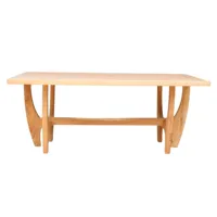 table basse rectangle en bois massif style scandinave viggo