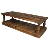 table basse rustique jaipur  style industriel