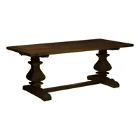 table rustique rectangulaire bois massif lisa