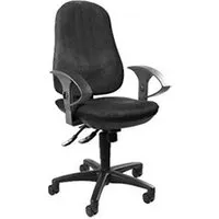 fauteuil de bureau topstar siège de bureau / siège pivotante ergo sydney, microfibre noir