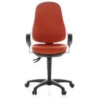 fauteuil de bureau topstar siège de bureau / siège pivotante ergo sydney, microfibre orange
