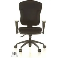 fauteuil de bureau topstar siège de bureau / siège pivotant wellpoint 30 al.k2, tissu noir