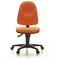 fauteuil de bureau topstar siège de bureau / siège pivotant point 20, tissu orange