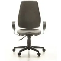 fauteuil de bureau topstar siège de bureau / siège pivotant sydney pro, tissu gris clair