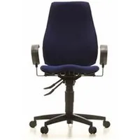 fauteuil de bureau topstar siège de bureau / siège pivotant sydney pro, tissu bleu foncé