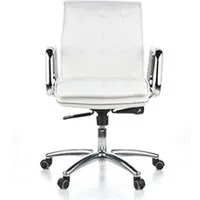 fauteuil de bureau hjh office siège de bureau / fauteuil de direction villa 10, cuir nappa ivoire