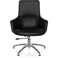 fauteuil de salon hjh office chaise de bureau / chaise polyvalente shake 300 similicuir noir