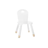 chaise atmosphera chaise enfant blanche collection douceur - blanc