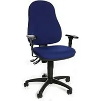 fauteuil de bureau topstar siège de bureau / siège pivotant california 60, tissu bleu