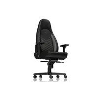 chaise gaming noblechairs siège gamer icon cuir noir et or