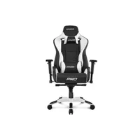 chaise gaming ak racing chaise gaming akracing série masters pro noir et blanc