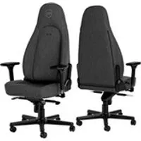 chaise gaming noblechairs fauteuil gaming icon tx gris anthracite