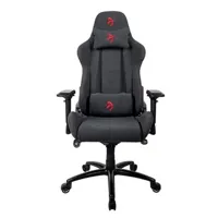 chaise gaming arozzi siège gaming verona signature tissu doux noir et rouge