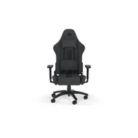 chaise gaming corsair tc100 relaxed - fabric (grey and black)