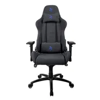 chaise gaming arozzi siège gaming verona signature tissu doux noir et bleu