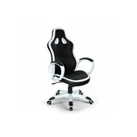 chaise gaming franchi bürosessel - chaise de bureau sportif fauteuil gamer ergonomique simili cuir super sport