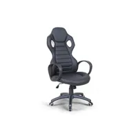 chaise gaming franchi bürosessel - chaise de bureau fauteuil sport gamer ergonomique en similicuir gp