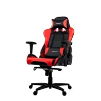 chaise gaming arozzi chaise gaming premium verona xl 160kg siège rembourré dossier rembourré aluminium métal - rouge