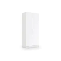 armoire loungitude armoire penderie eloah l82 x h180cm - blanc