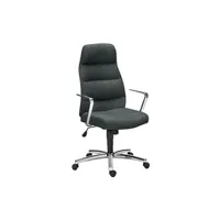 fauteuil de bureau topstar fauteuil de bureau chairman tissu gris - piétement alu -