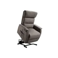 fauteuil de relaxation altobuy pacios - fauteuil relax et releveur electrique gris -