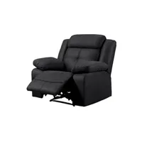 fauteuil de relaxation altobuy fabares - fauteuil relax manuel tissu gris -