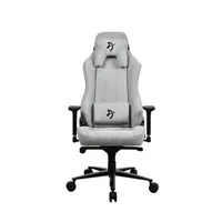 chaise gaming arozzi vernazza soft fabric - light grey