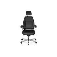 tabouret bas hjh office chaise de bureau / fauteuil bureau 24 hours cuir noir